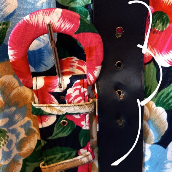 Talbots 1980s Theme Pleated Dress Midi EUC Size 12 💯 Polyester Dry Cleaned - Picture 9 of 13